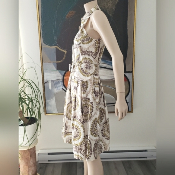 ☀️ Linen-blend Halter Shirtdress - Picture 3 of 14